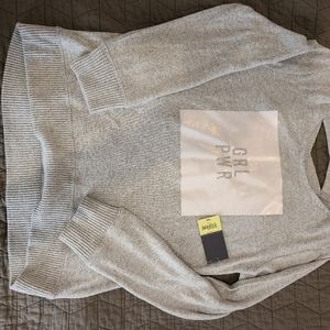 Girl Power Xersion super soft cross back sweater